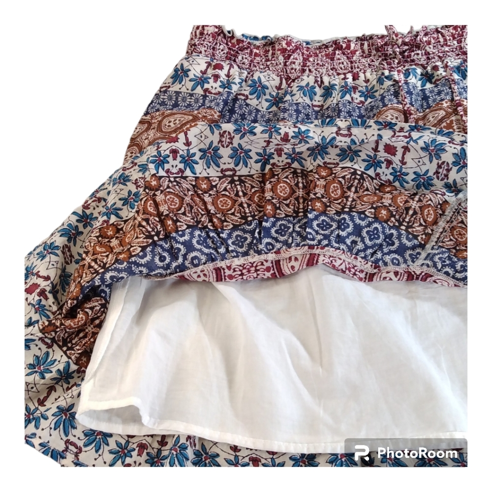 Beach Lunch Lounge flared short skirt, Lg - Picture 6 of 7